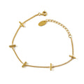 Minimalist Gold Multi-Bar Chain Bracelet