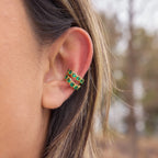Non-Piercing Ear Cuff Set | Waterproof 18K Gold