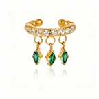 Non-Piercing Ear Cuff Set | Waterproof 18K Gold