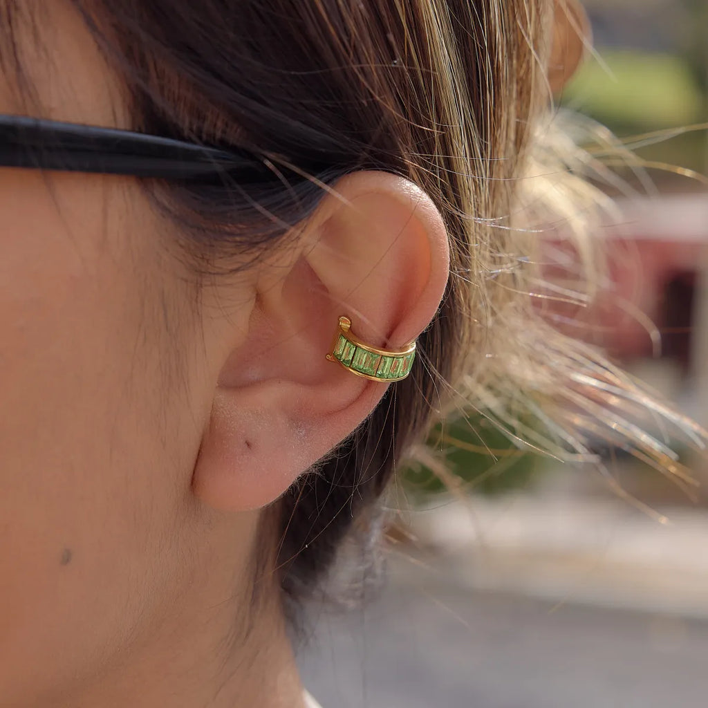 Non-Piercing Ear Cuff Set | Waterproof 18K Gold