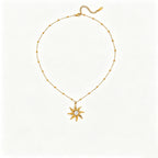 Waterproof Sun Necklace & Earring Set