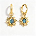 Sun & Moon Zirconia Jewelry Set – Waterproof 18K Gold