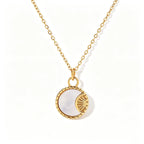 Celestial Medallion Necklace | Waterproof 18K Gold