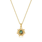 Waterproof Shell Celestial Pendant Necklace