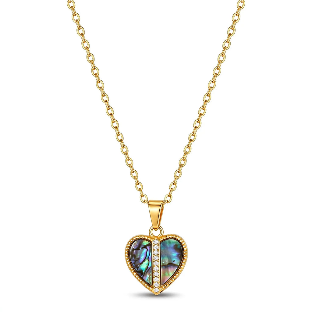 Waterproof Shell Celestial Pendant Necklace