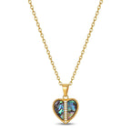 Waterproof Shell Celestial Pendant Necklace