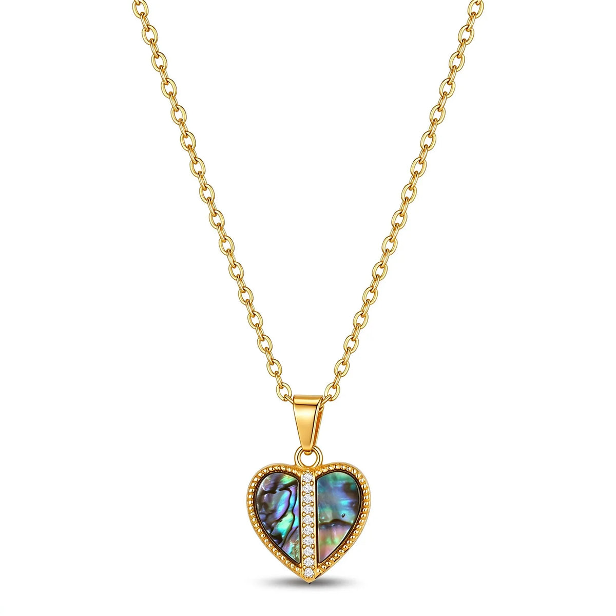 Waterproof Shell Celestial Pendant Necklace