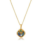 Waterproof Shell Celestial Pendant Necklace