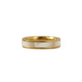 Minimalist Natural Mother of Pearl Ring