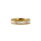 Minimalist Natural Mother of Pearl Ring