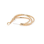 Elegant Multi-Layer Gold Hoop Earrings