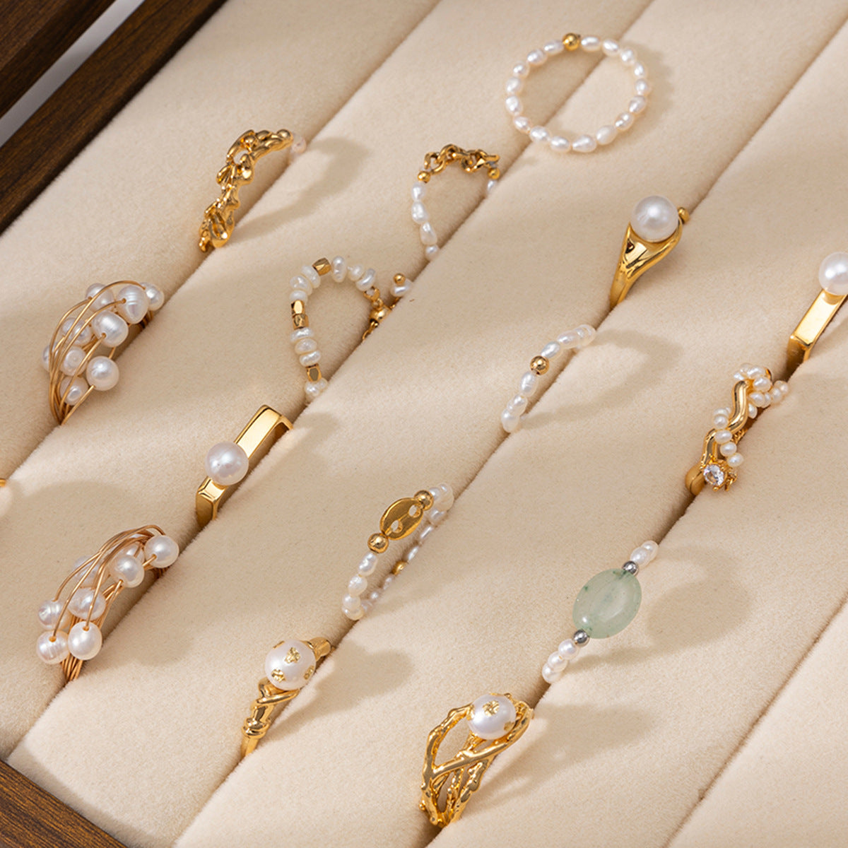 Baroque & Freshwater Pearl Rings Collection