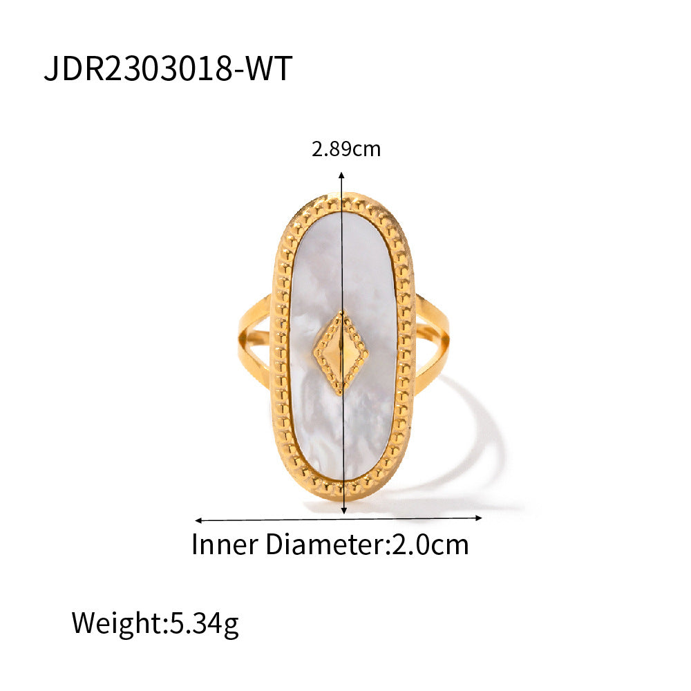Waterproof Vintage Statement Adjustable Ring