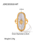 Waterproof Vintage Statement Adjustable Ring