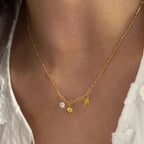 Waterproof Ocean Charm Satellite Necklace