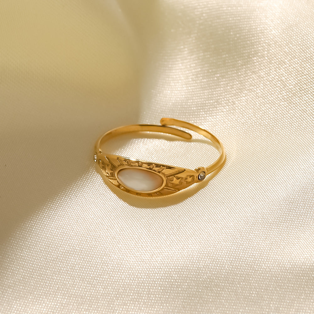 Vintage Waterproof Adjustable Ring