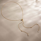 Waterproof Stainless Steel Adjustable Lariat Y-Necklace