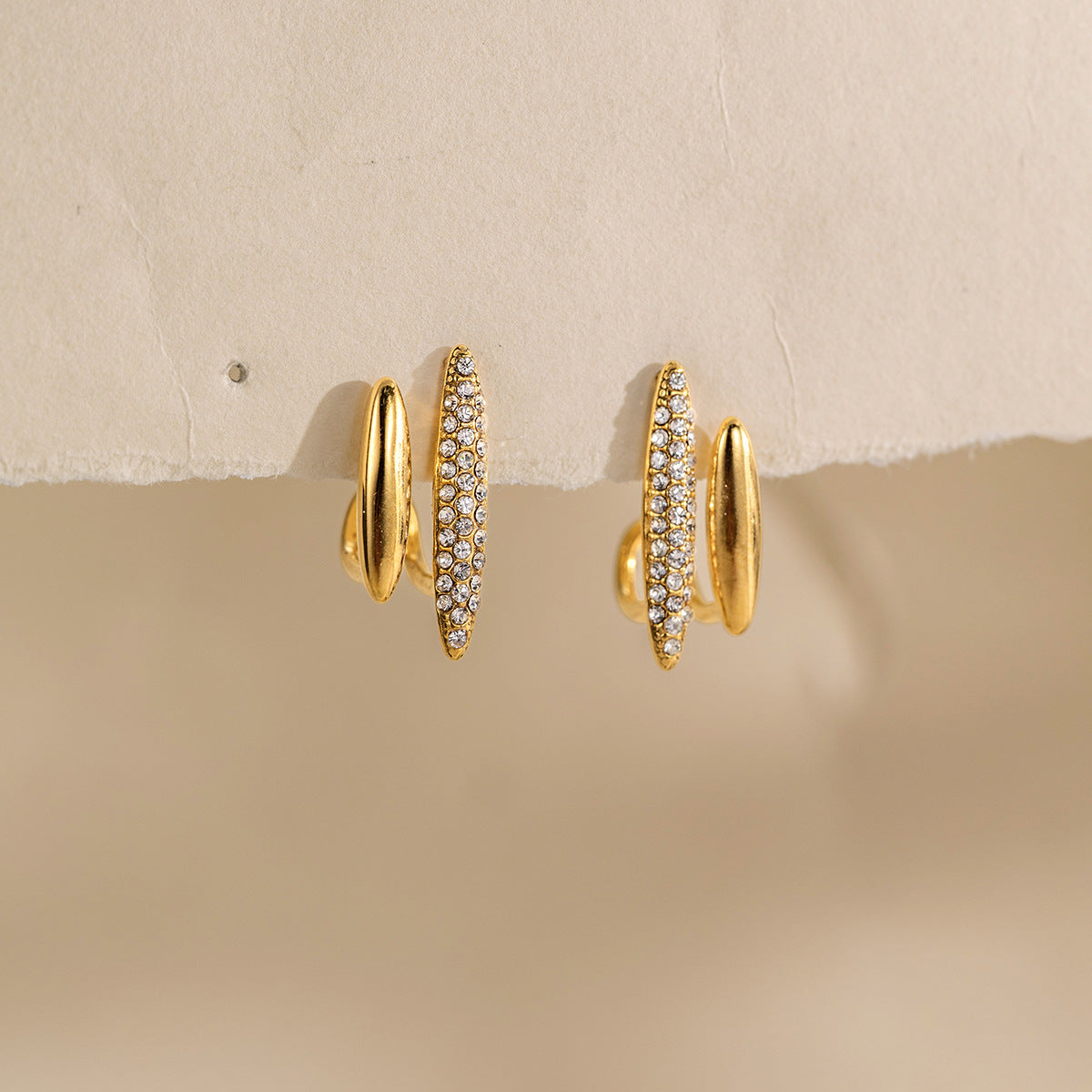 Waterproof Huggie Studs Earring