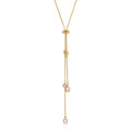 Waterproof Stainless Steel Adjustable Lariat Y-Necklace