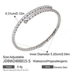 Waterproof Shining Open Bracelet