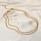 Everyday Layered Chain Waterproof Necklace