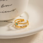 Waterproof Double-layer Open Ring