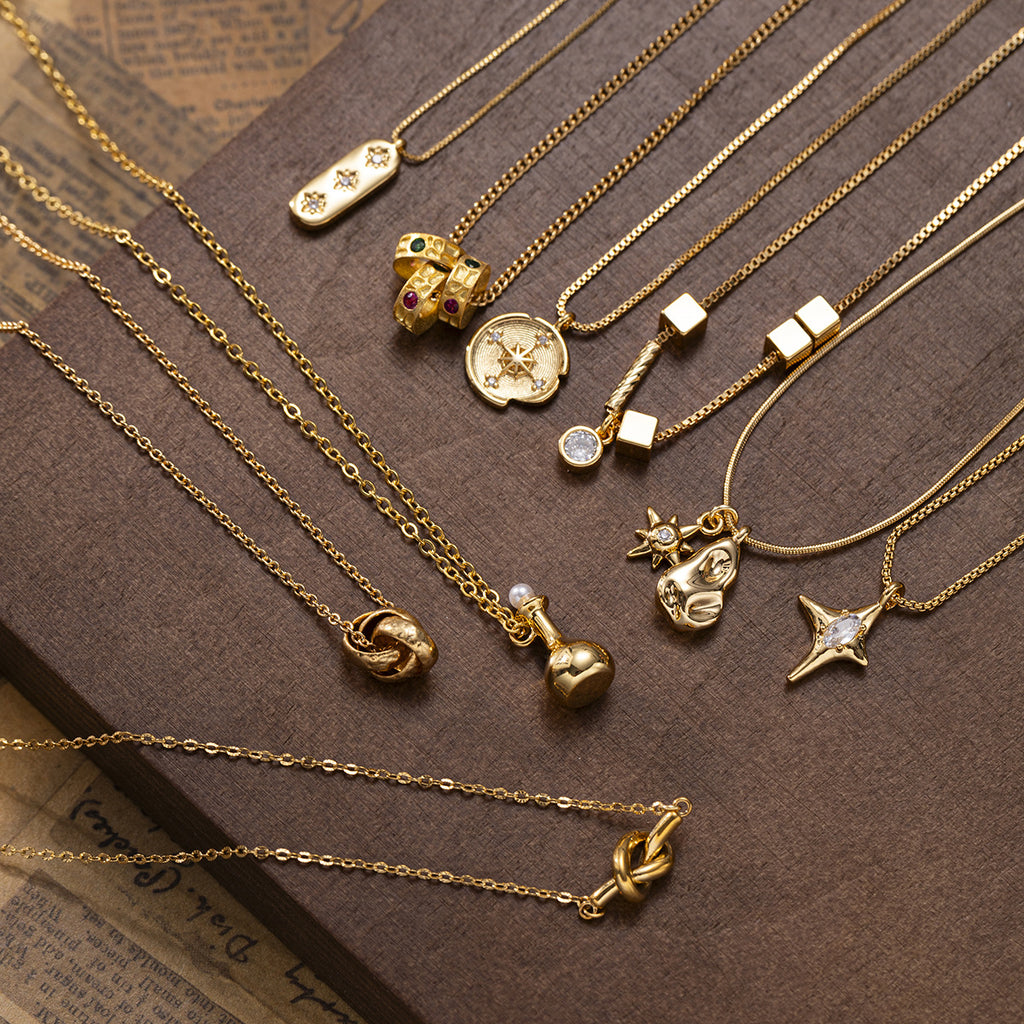 18K Gold Plated Vintage Necklaces