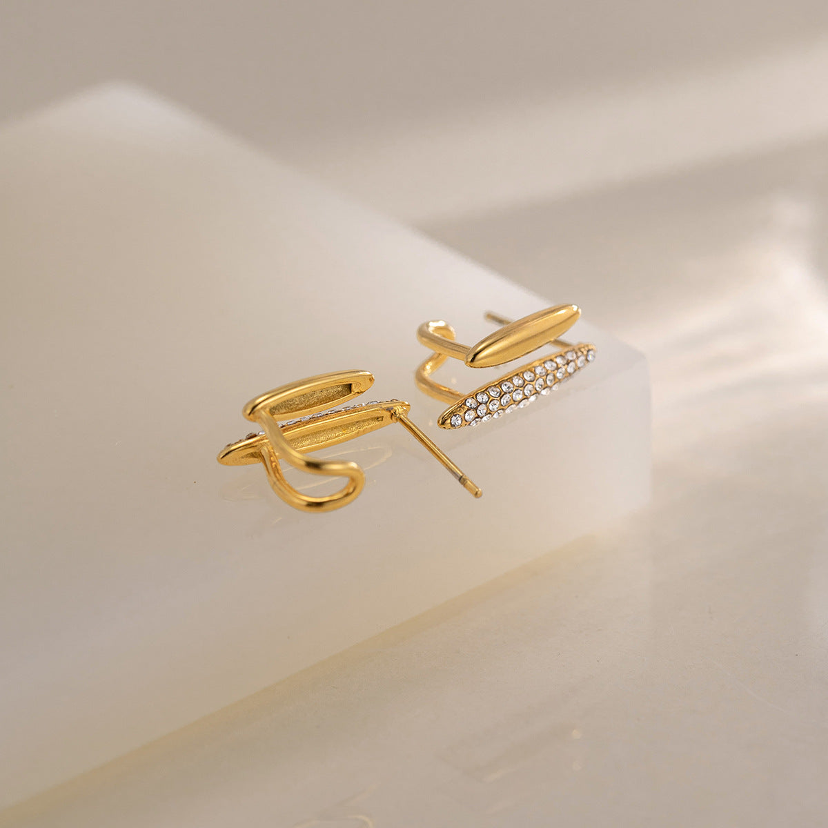 Waterproof Huggie Studs Earring