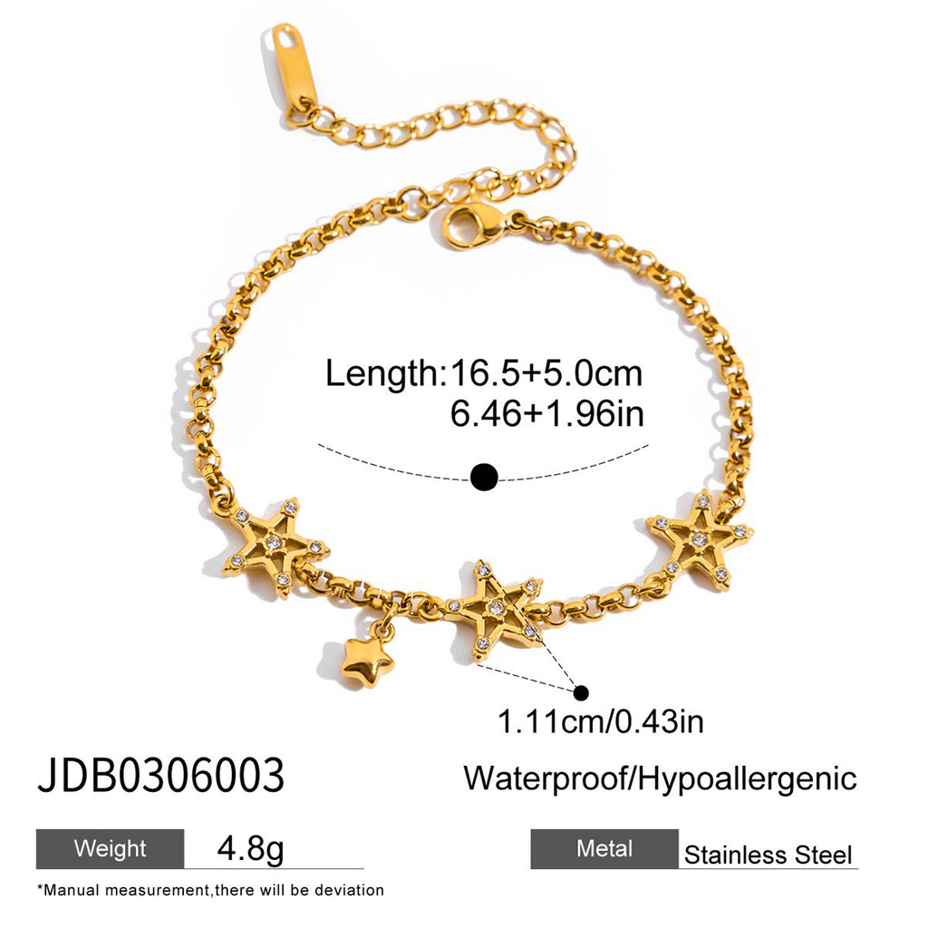 Waterproof 18K Gold Geometric Medallion Zirconia Pendant Necklace