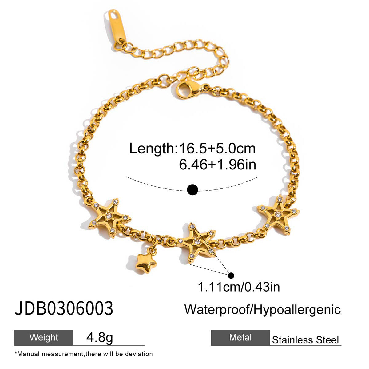 Waterproof 18K Gold Geometric Medallion Zirconia Pendant Necklace