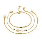 Chic Waterproof Colorful Crystal Bracelet