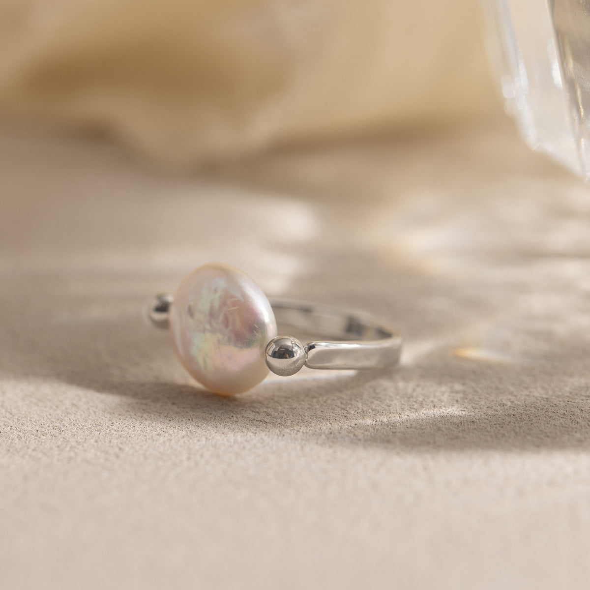 WaterproofBaroque Freshwater Pearl Statement Ring