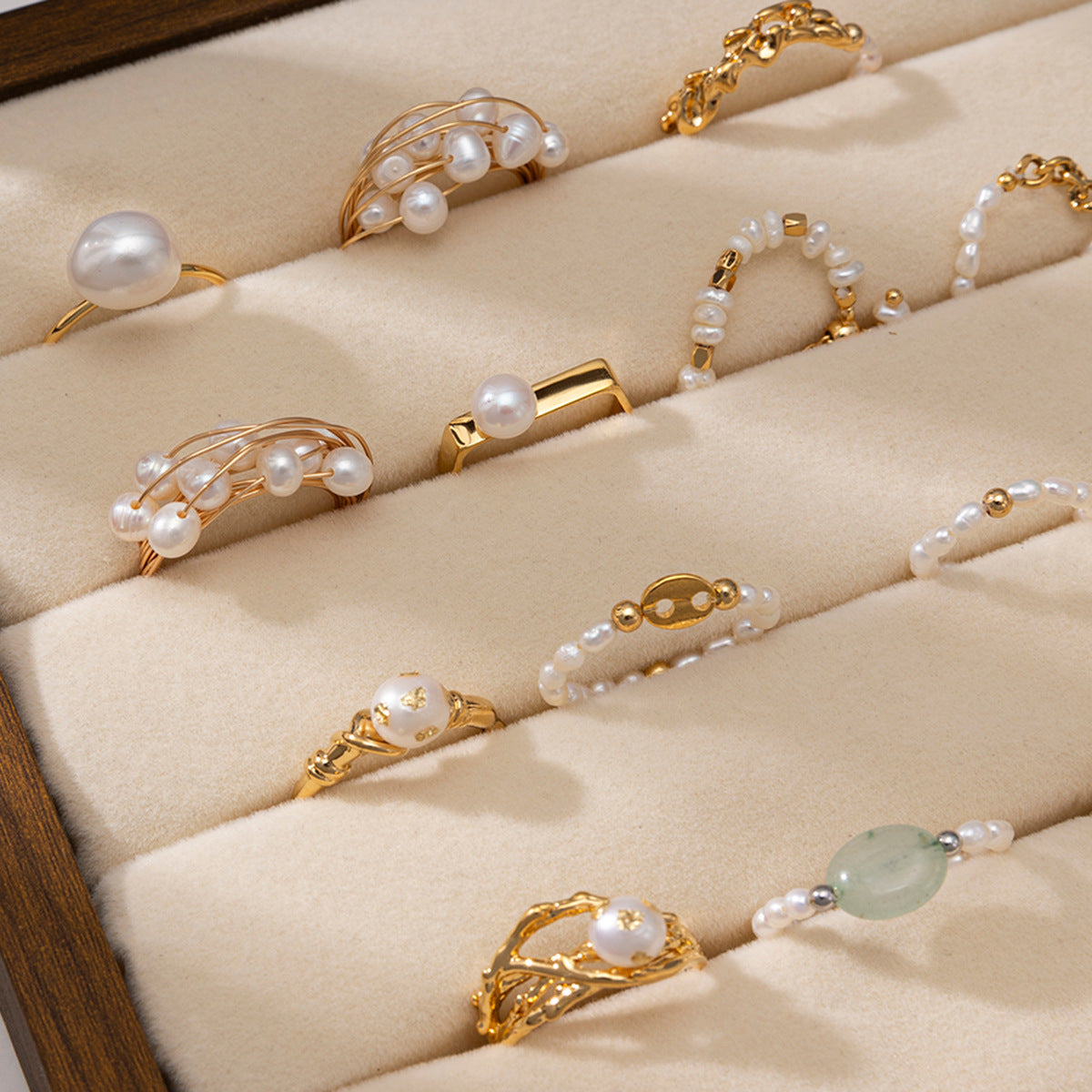 Baroque & Freshwater Pearl Rings Collection