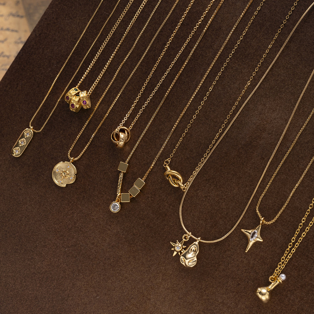 18K Gold Plated Vintage Necklaces