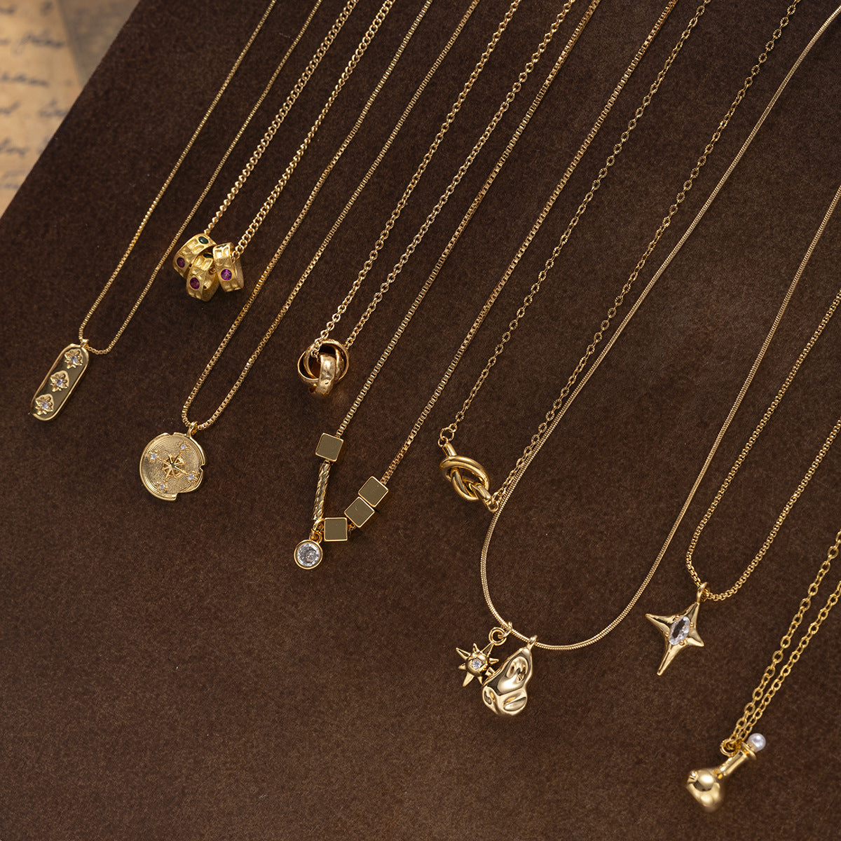 18K Gold Plated Vintage Necklaces
