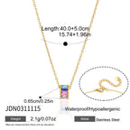Waterproof 18K Gold Vintage Cameo & Zirconia Medallion Pendant Necklace