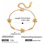 Waterproof 18K Gold Geometric Medallion Zirconia Pendant Necklace