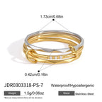 Waterproof 3-in-1 Interlocking Multi-Link Ring