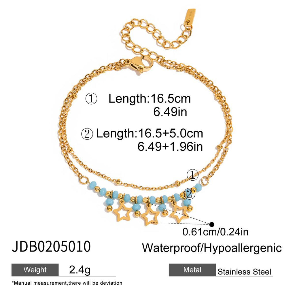 Waterproof Boho Stackable Bracelet
