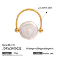 WaterproofBaroque Freshwater Pearl Statement Ring