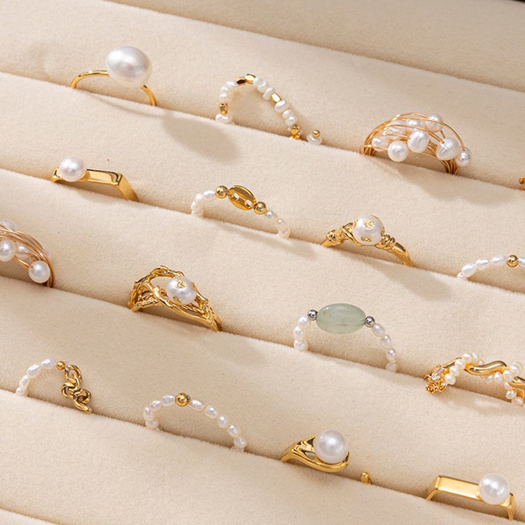 Baroque & Freshwater Pearl Rings Collection