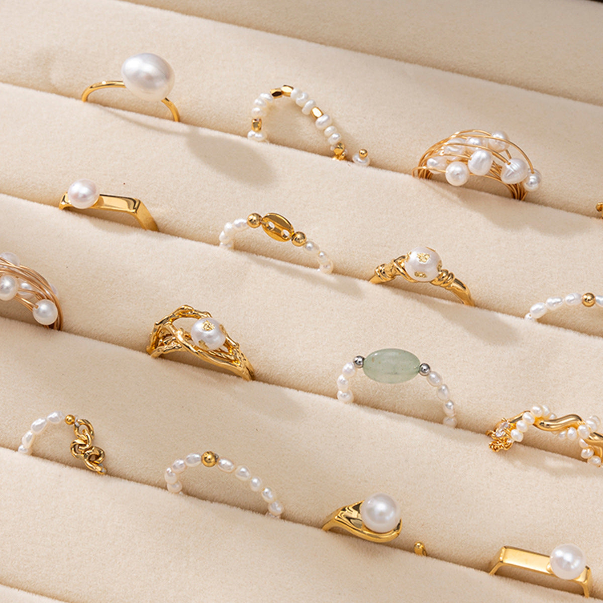Baroque & Freshwater Pearl Rings Collection