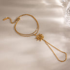 Waterproof Boho Finger Ring Bracelet
