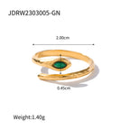 Waterproof Vintage Statement Adjustable Ring