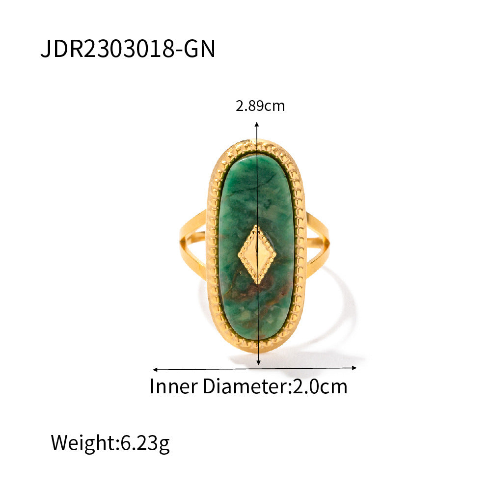Waterproof Vintage Statement Adjustable Ring