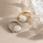 WaterproofBaroque Freshwater Pearl Statement Ring