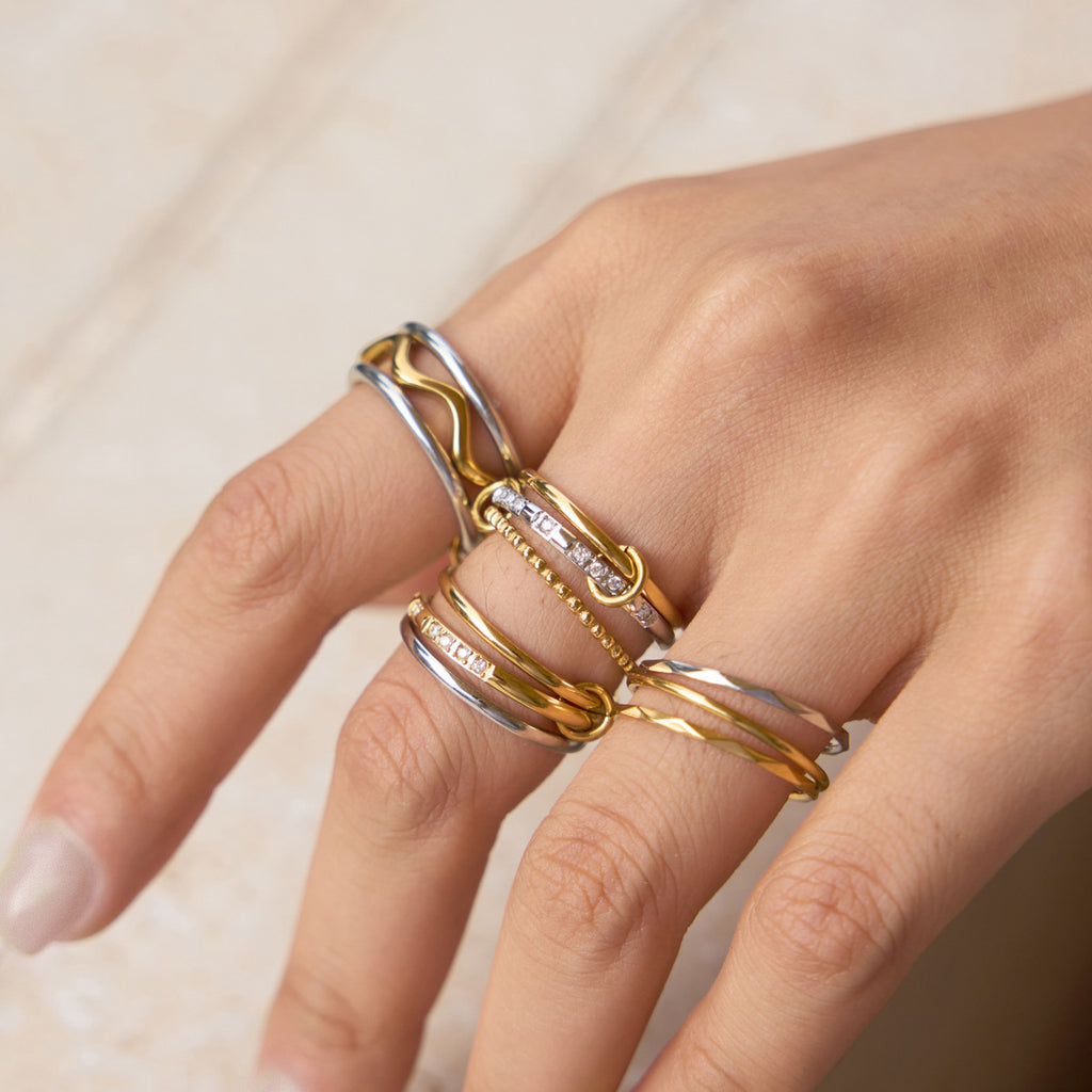 Waterproof 3-in-1 Interlocking Multi-Link Ring