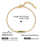 Chic Waterproof Colorful Crystal Bracelet