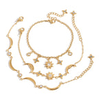 Waterproof Star Moon Bracelet