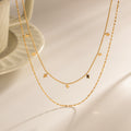 Waterproof Minimalist Double-Layer Necklace